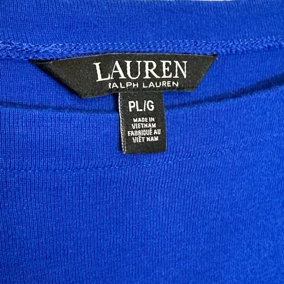 Ralph Lauren (size PL)Red White and Blue stripes Cotton Boatneck Knit Top - Picture 8 of 10